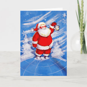 Cartes Pour Fêtes Annuelles Pôle Nord Père Noël