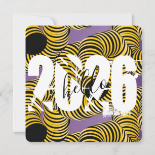 Cartes Pour Fêtes Annuelles Police de caractères gras tripante du Nouvel An 20
