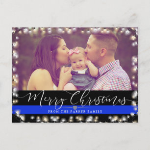Cartes Pour Fêtes Annuelles Police Joyeuses Fêtes Joyeux Noël Photo