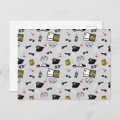 Cartes Pour Fêtes Annuelles Police Themed Policeman Cop Pattern (Devant / Derrière)