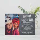 Cartes Pour Fêtes Annuelles Politique Correction Incorrecte Chalk Woke Noël (Debout devant)