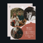 Cartes Pour Fêtes Annuelles Polka Boho Rouge Point Noël Vertical 3 Photo<br><div class="desc">Cette carte postale verticale de Noël en boho polka point Noël est parfaite pour votre accueil de vacances bohème moderne inspiré de la ferme. La police de caractères rustique classique mais délicate dessinée à la main lui donne un aspect terreux vintage tout en le gardant mignon et simple. Les pois...</div>
