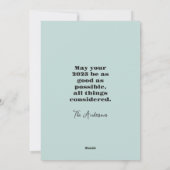 Cartes Pour Fêtes Annuelles Pompe de charbon (Dos)