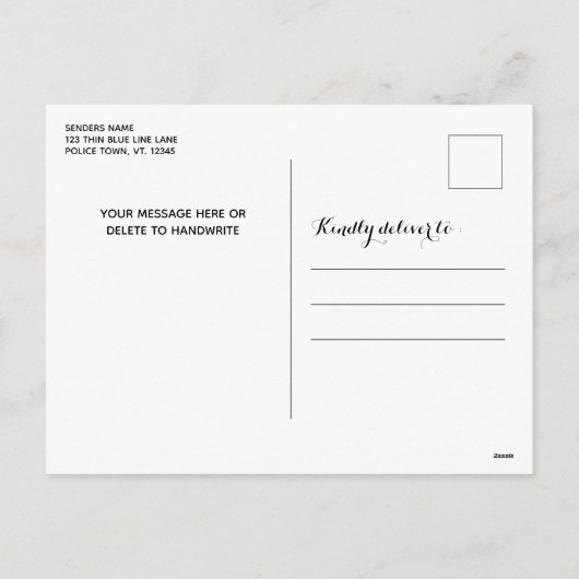 Cartes Pour Fêtes Annuelles Pompier Noël Red Line Plaid Parties scintillant Ar (Dos)