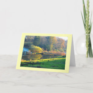 Cartes Pour Fêtes Annuelles Pont à la campagne