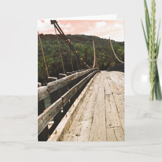 Cartes Pour Fêtes Annuelles pont de castor (Devant)