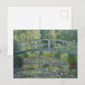 Cartes Pour Fêtes Annuelles Pont nénuphar et japonais (Devant / Derrière)