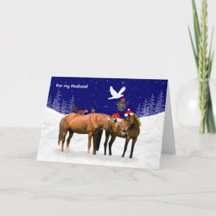 Cartes Pour Fêtes Annuelles Pony Christmas Party Card (Mari)