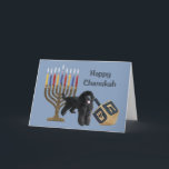 Cartes Pour Fêtes Annuelles Poodle Chanukah Card Menorah Dreidel<br><div class="desc">Se souvenir de sa famille et de ses amis pendant la saison de Chanukah est un merveilleux moyen de rester en contact avec les gens qui vous aiment et qui vous tiennent à coeur. J'ai créé ces cartes de chien Chanukah avec amour et attention et je suis sûr que quiconque...</div>