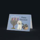 Cartes Pour Fêtes Annuelles Poodle Chanukah Card Menorah Dreidel<br><div class="desc">Se souvenir de sa famille et de ses amis pendant la saison de Chanukah est un merveilleux moyen de rester en contact avec les gens qui vous aiment et qui vous tiennent à coeur. J'ai créé ces cartes de chien Chanukah avec amour et attention et je suis sûr que quiconque...</div>