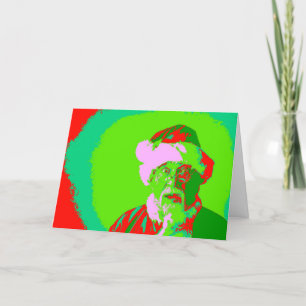 Cartes Pour Fêtes Annuelles Pop art Noël Père Noël cool - personnalisable