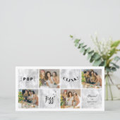 Cartes Pour Fêtes Annuelles Pop Fizz Clink Blocs du Nouvel An 4 Photo Collage (Debout devant)