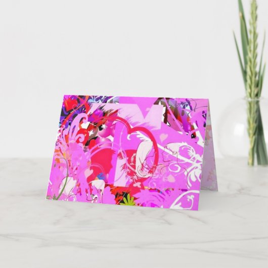 Cartes Pour Fêtes Annuelles Pop Love Card (Devant)