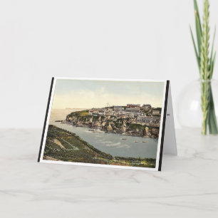 Cartes Pour Fêtes Annuelles Port Isaac, en regardant N.E., Cornwall, Angleterr