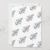 Cartes Pour Fêtes Annuelles Porte-carte cadeau sapin de Noël bois flotté (Dos)