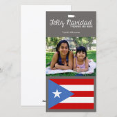 Cartes Pour Fêtes Annuelles Porto Rico Christmas Feliz Navidad (Devant / Derrière)