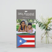 Cartes Pour Fêtes Annuelles Porto Rico Christmas Feliz Navidad (Debout devant)