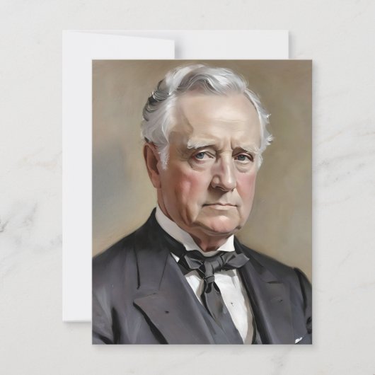 Cartes Pour Fêtes Annuelles Portrait de James Buchanan (Devant)