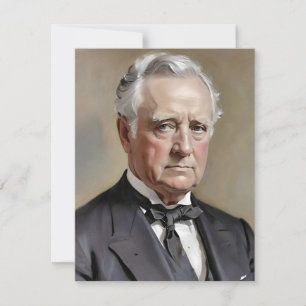 Cartes Pour Fêtes Annuelles Portrait de James Buchanan