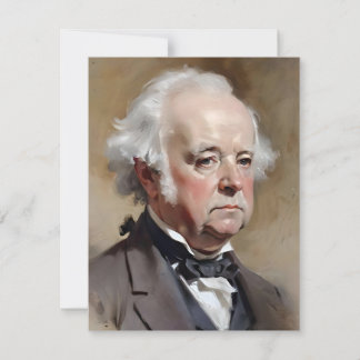 Cartes Pour Fêtes Annuelles Portrait De John Adams - Présidents Des États-Unis