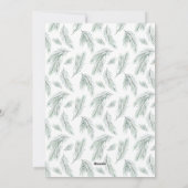 Cartes Pour Fêtes Annuelles Portrait photo simple et lumineux (Dos)