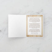 Cartes Pour Fêtes Annuelles Portrait traditionnel Rustique personnalisé (Intérieur)