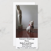 Cartes Pour Fêtes Annuelles Posé (Devant / Derrière)