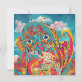 Cartes Pour Fêtes Annuelles Poseidon (Dos)