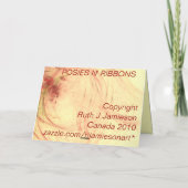 CARTES POUR FÊTES ANNUELLES POSITIONS N' RIBBONS (Dos)