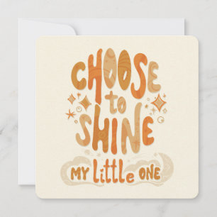 Cartes Pour Fêtes Annuelles Positivité du rayonnement : choisissez de faire br