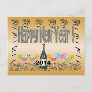 Cartes Pour Fêtes Annuelles Post-card de New Year