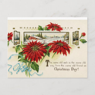 Cartes Pour Fêtes Annuelles Postcards de Flower