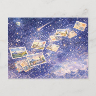 Cartes Pour Fêtes Annuelles Postcrossing Cosmic Journey Postcard