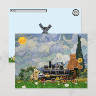 Cartes Pour Fêtes Annuelles Poste - Nounours itinérants