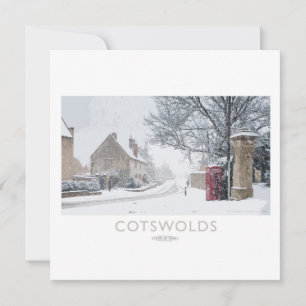 Cartes Pour Fêtes Annuelles Poster du Chemin de fer Cotswolds