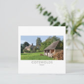 Cartes Pour Fêtes Annuelles Poster du Chemin de fer Cotswolds (Debout devant)