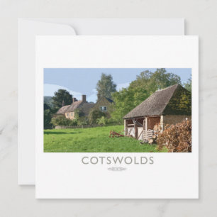 Cartes Pour Fêtes Annuelles Poster du Chemin de fer Cotswolds