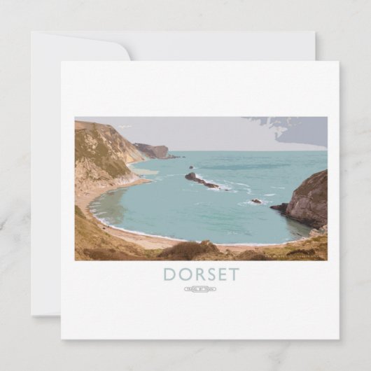 Cartes Pour Fêtes Annuelles Poster du chemin de fer Dorset (Devant)