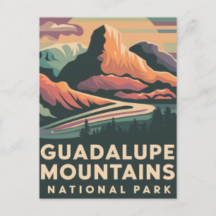 Cartes Pour Fêtes Annuelles Poster du parc national des Monts Guadalupe
