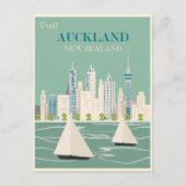 Cartes Pour Fêtes Annuelles Poster vintage Auckland (Devant)