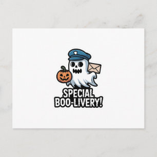Cartes Pour Fêtes Annuelles Postman Boo – Livraison de fantôme d'Halloween mig