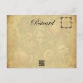 Cartes Pour Fêtes Annuelles Posture de la Perdition - gothique victorien (Dos)