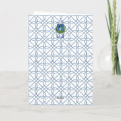 Cartes Pour Fêtes Annuelles Pot à gingembre de style chinoiserie (Dos)