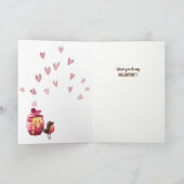 Cartes Pour Fêtes Annuelles Pot de miel préféré et ours Valentine (Intérieur)