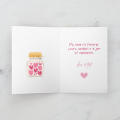 Cartes Pour Fêtes Annuelles Pot Mason Cœur Amour Saint Valentin (Intérieur)