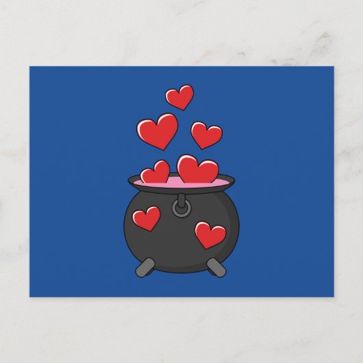 Cartes Pour Fêtes Annuelles Potion d'amour des coeurs (Devant)