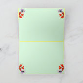 Cartes Pour Fêtes Annuelles Poulet avec bon signe de Pâques (Intérieur)