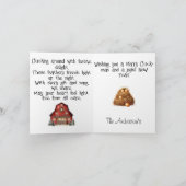 Cartes Pour Fêtes Annuelles Poulet Deux Fois (Intérieur)