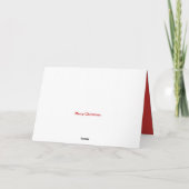 Cartes Pour Fêtes Annuelles Poulets de Noël (Dos)