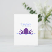 Cartes Pour Fêtes Annuelles poulpe (Debout devant)